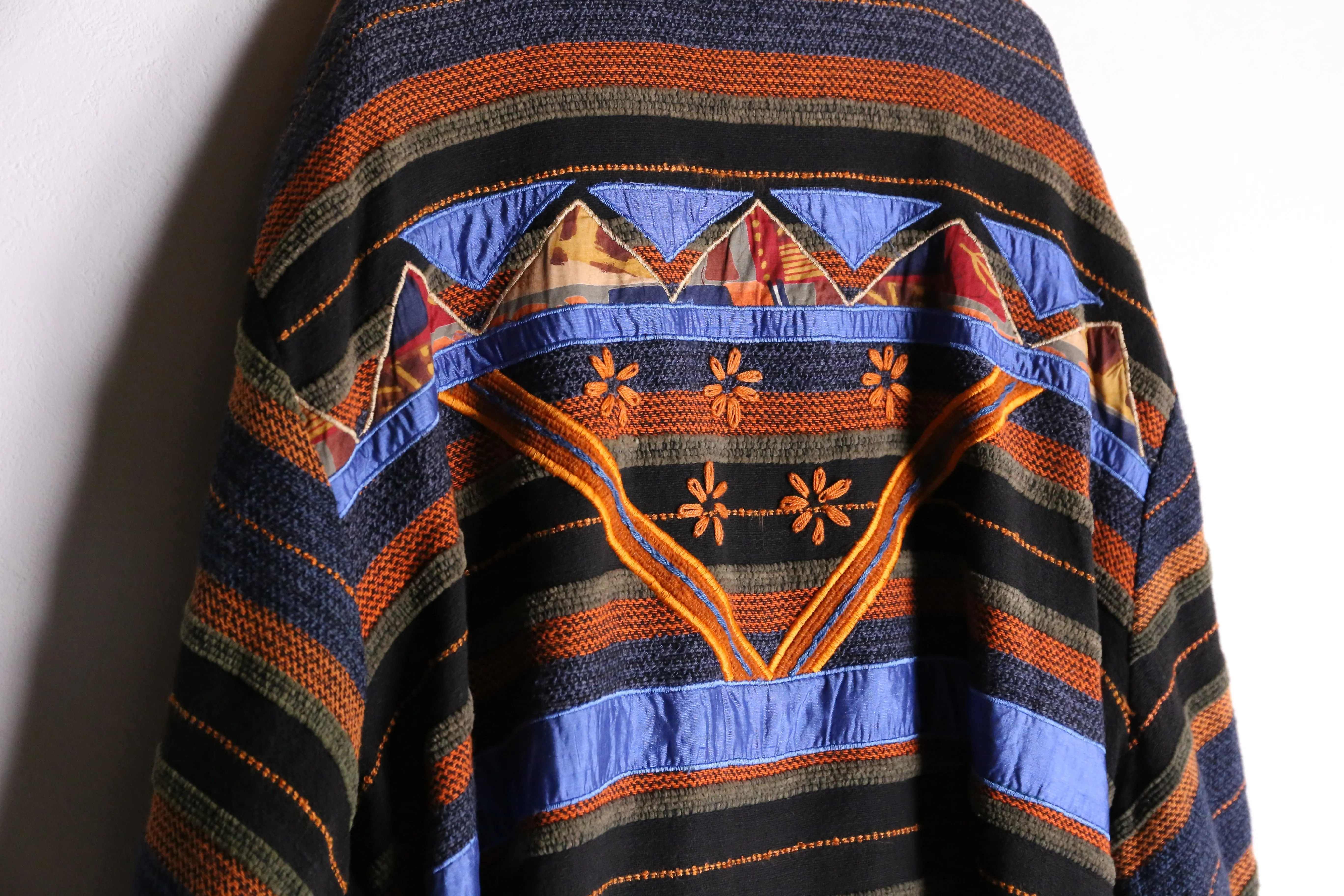 total pattern embroidery jacket