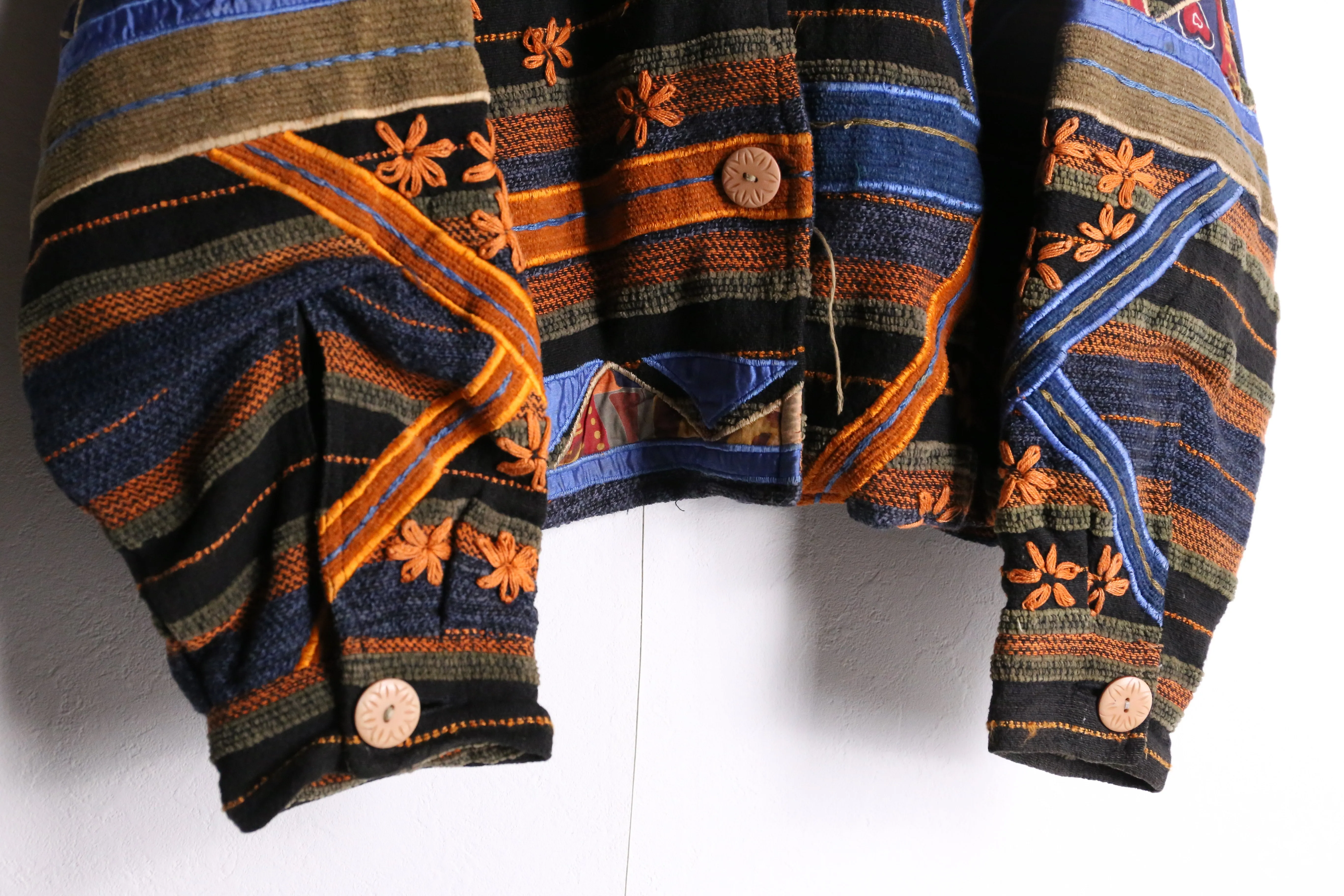 total pattern embroidery jacket