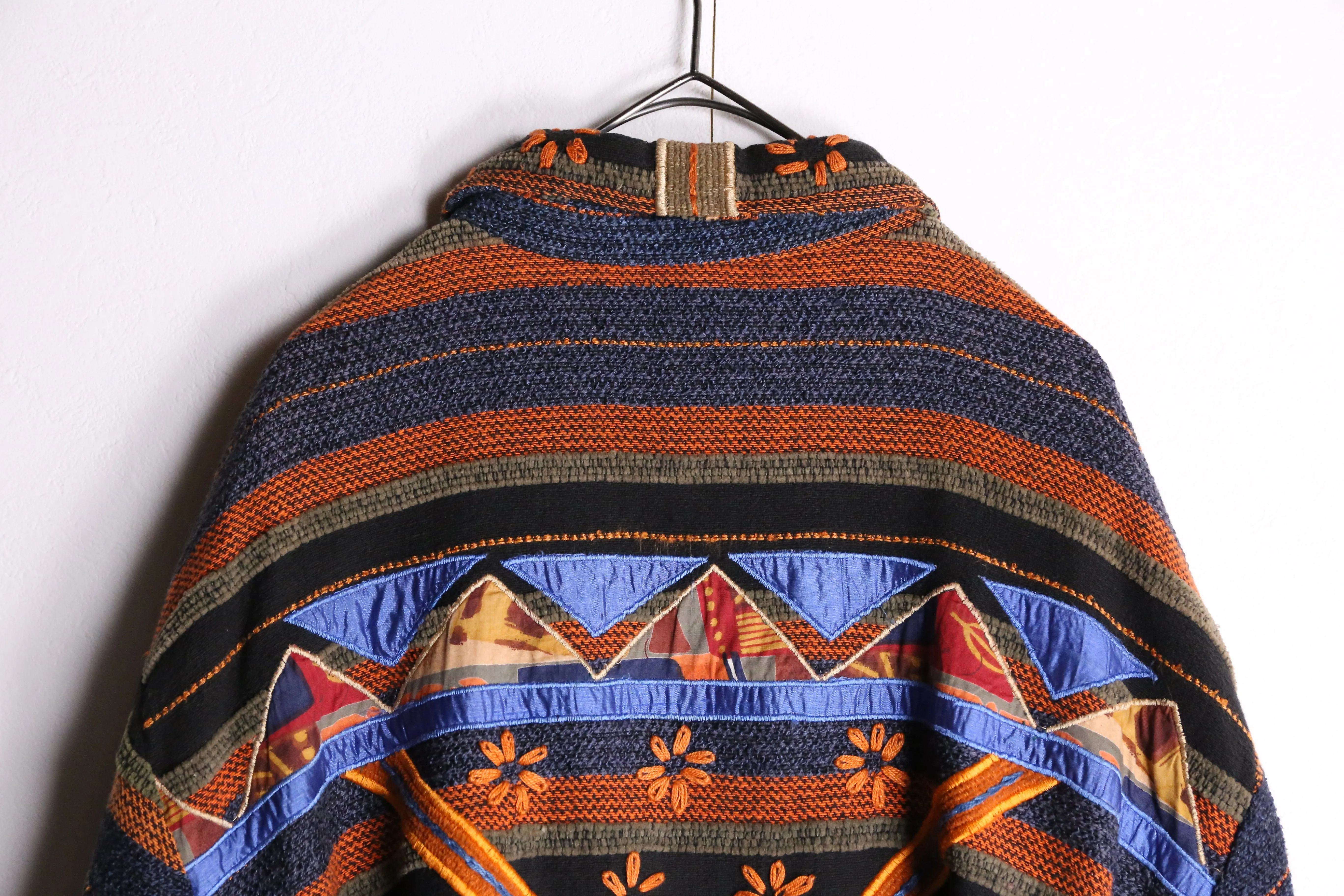 total pattern embroidery jacket