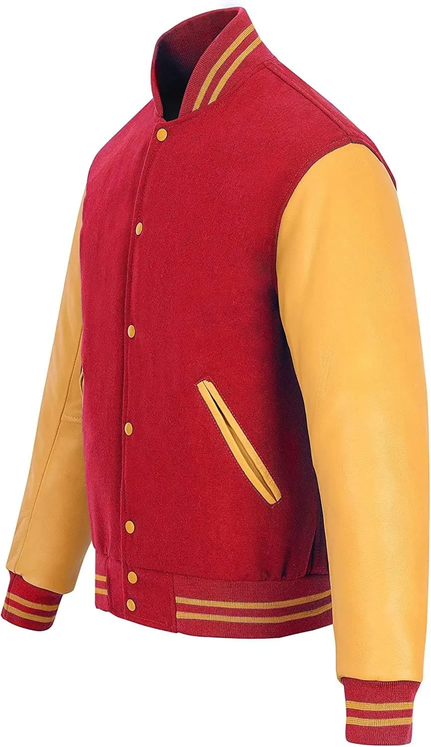 Varsity Jacket Baseball Letterman Jacket Wool and Leather Premium Quality Unisex Basketball Jacket