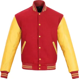 Varsity Jacket Baseball Letterman Jacket Wool and Leather Premium Quality Unisex Basketball Jacket