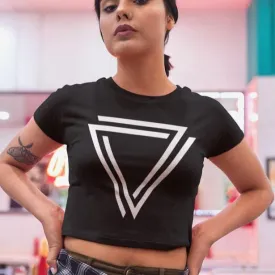 White Triangle Women's Crop top