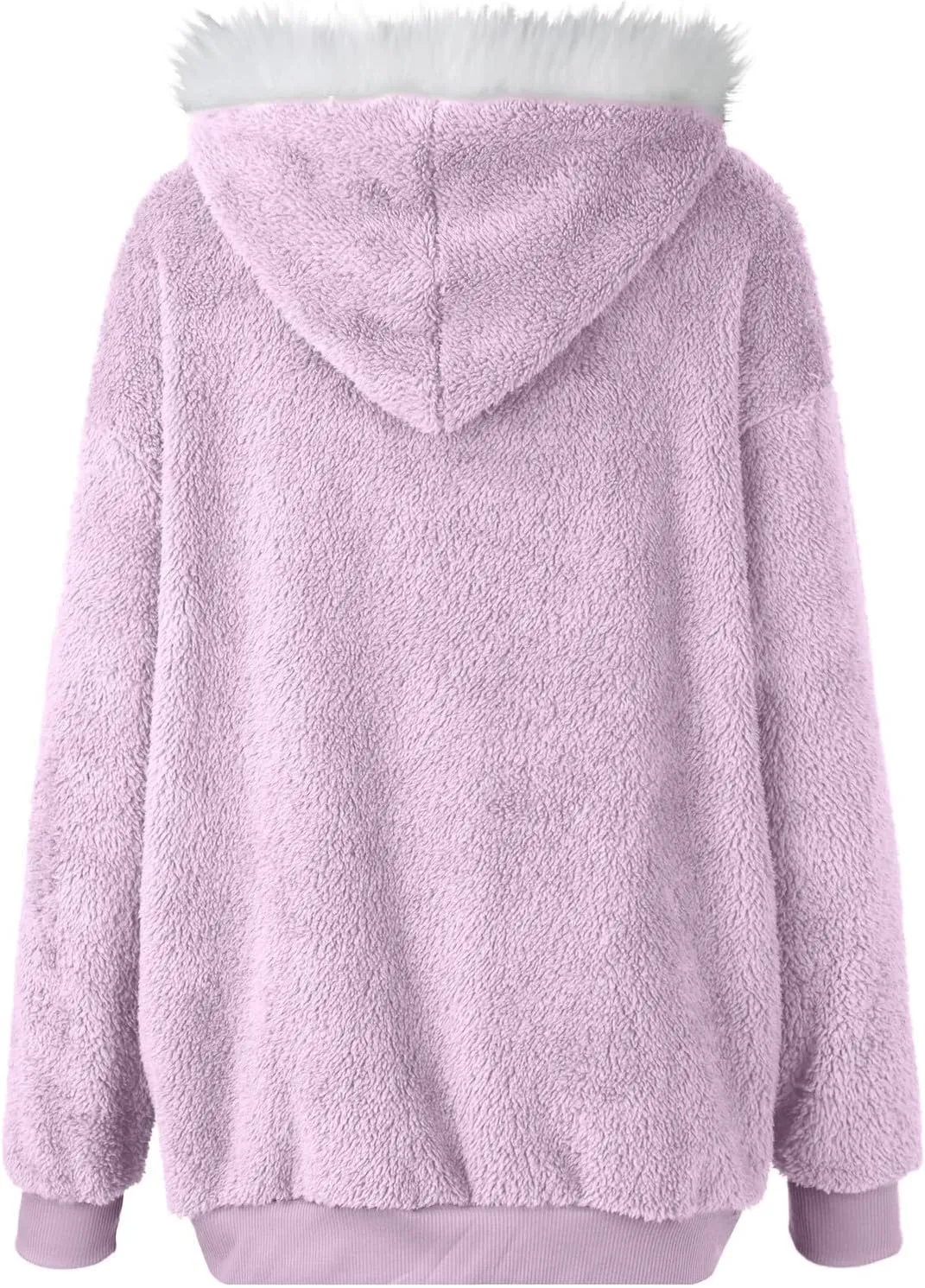 Winter Coats for Women 2024 Casual Fleece Jacket Warm Soft Outdoor Sherpa Lined Thick Coats Outwear with Pockets