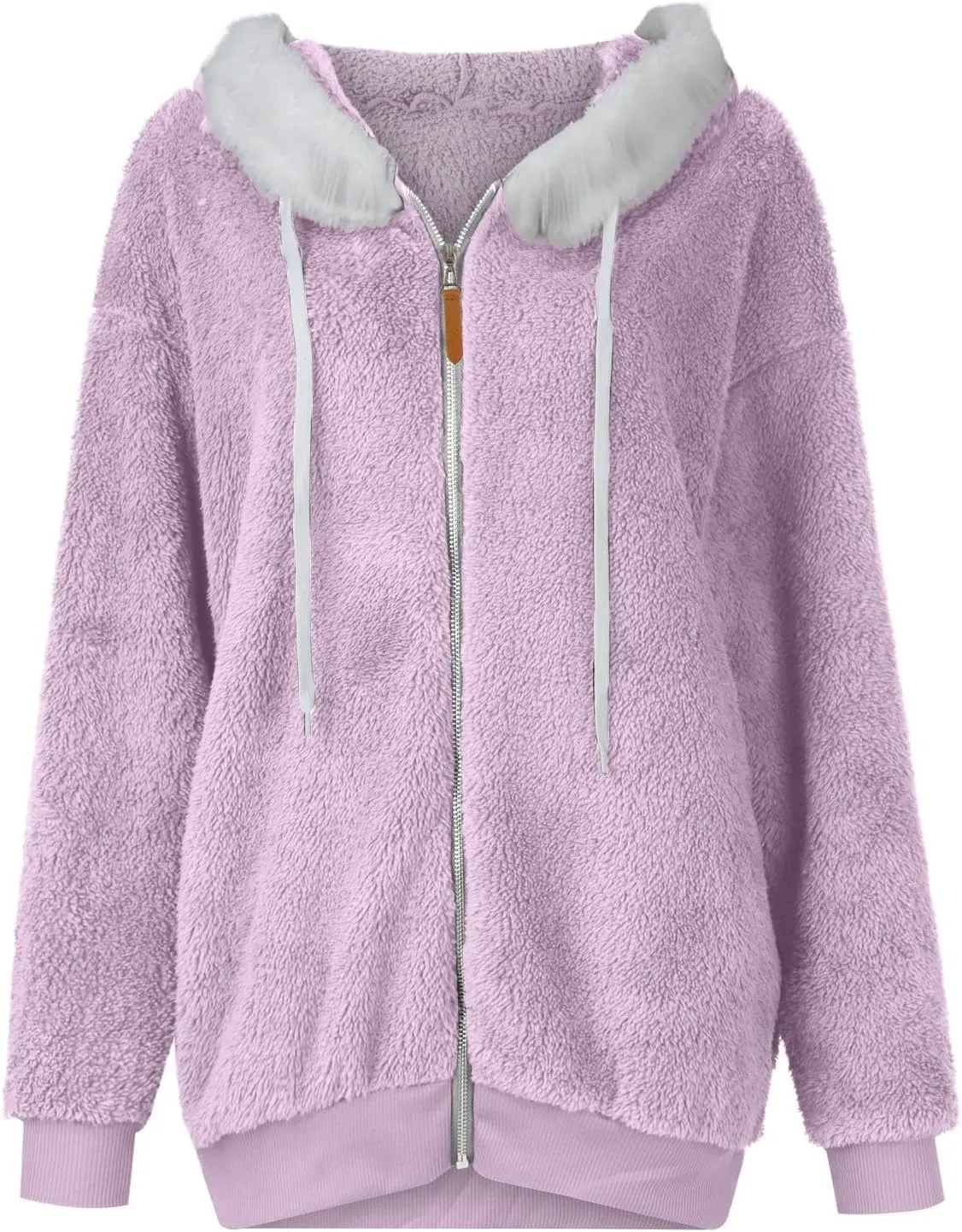 Winter Coats for Women 2024 Casual Fleece Jacket Warm Soft Outdoor Sherpa Lined Thick Coats Outwear with Pockets