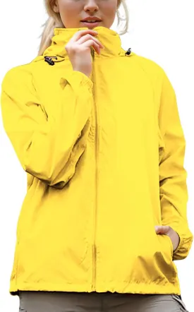 Women's Lightweight Rain Jacket Waterproof Packable Raincoat Sun Protection Hoodies Golf Hiking Travel Windbreaker