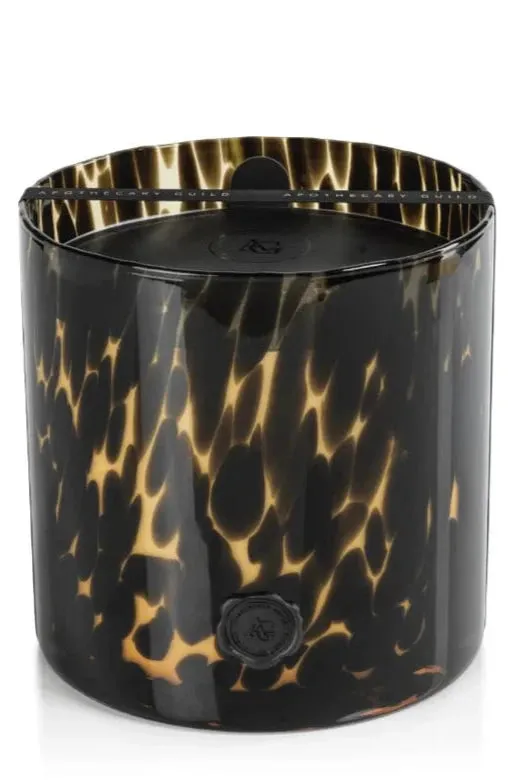 ZODAX | 128oz Cedar Leaf   Hinoki Cypress Glass 5 Wick Candle Jar
